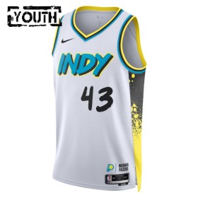 Dres Indiana Pacers Pascal Siakam Nike 2024-25 City Edition Bijela Swingman - Dječji